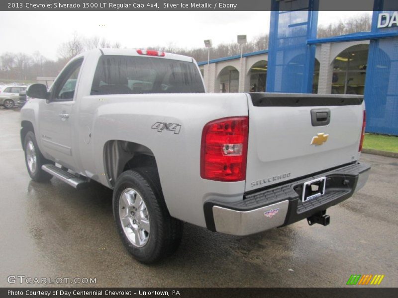 Silver Ice Metallic / Ebony 2013 Chevrolet Silverado 1500 LT Regular Cab 4x4