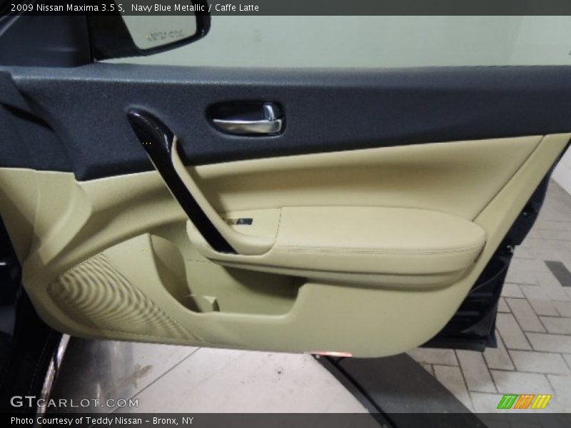 Navy Blue Metallic / Caffe Latte 2009 Nissan Maxima 3.5 S