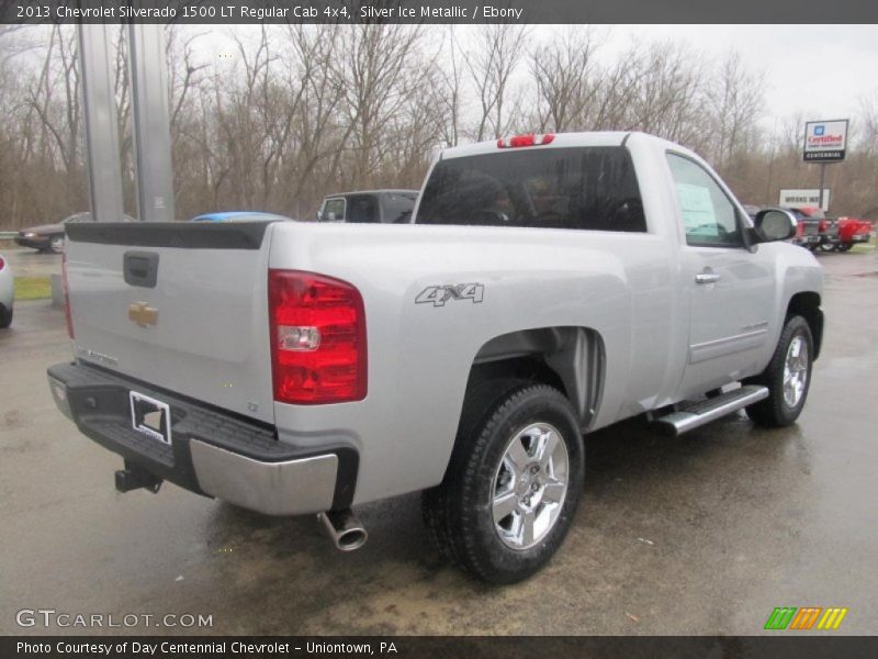 Silver Ice Metallic / Ebony 2013 Chevrolet Silverado 1500 LT Regular Cab 4x4
