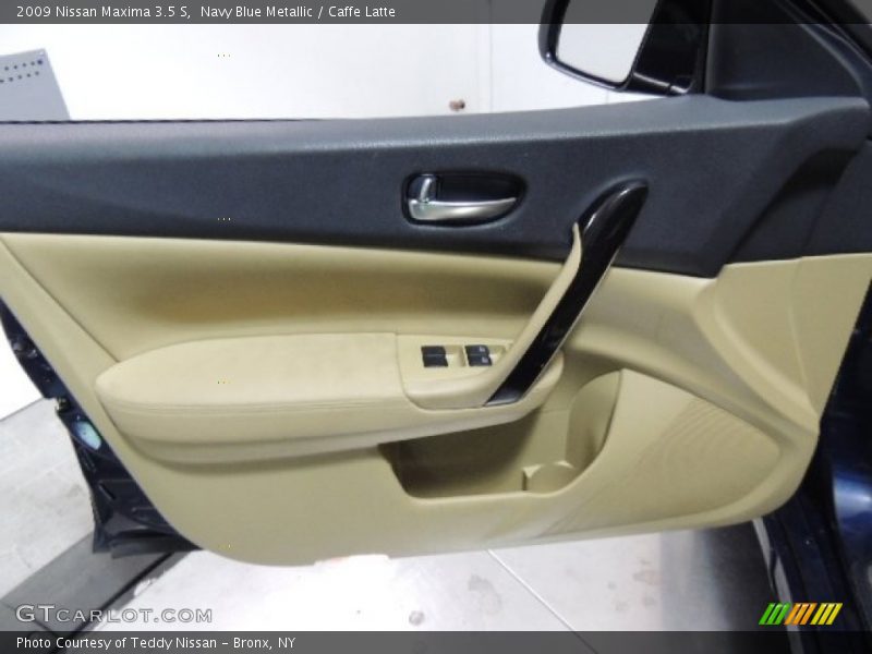 Navy Blue Metallic / Caffe Latte 2009 Nissan Maxima 3.5 S