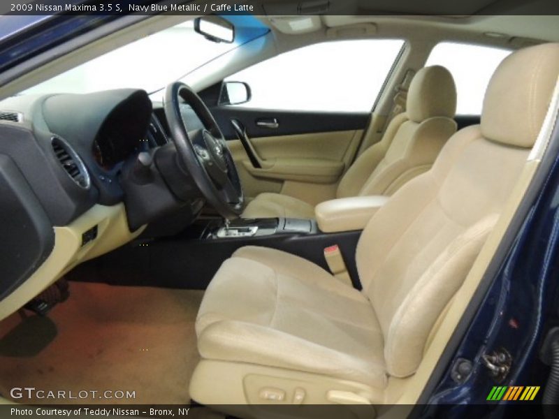 Navy Blue Metallic / Caffe Latte 2009 Nissan Maxima 3.5 S