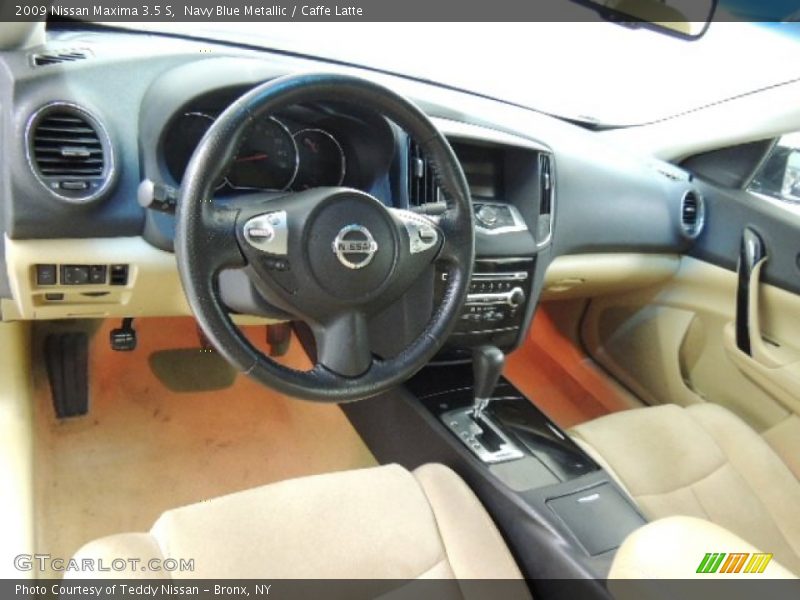 Navy Blue Metallic / Caffe Latte 2009 Nissan Maxima 3.5 S