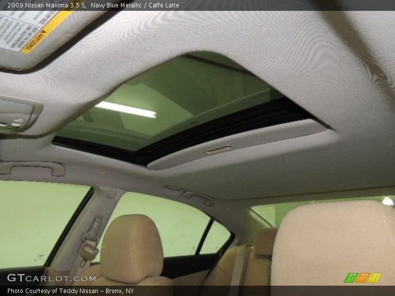 Navy Blue Metallic / Caffe Latte 2009 Nissan Maxima 3.5 S