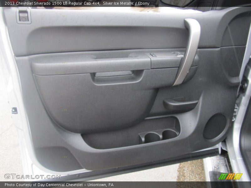Silver Ice Metallic / Ebony 2013 Chevrolet Silverado 1500 LT Regular Cab 4x4