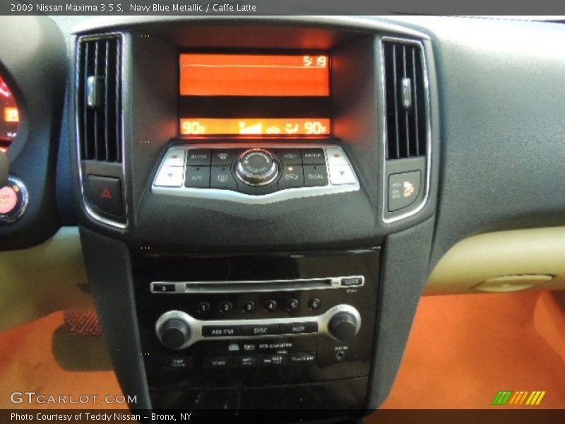 Navy Blue Metallic / Caffe Latte 2009 Nissan Maxima 3.5 S