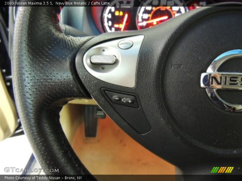Navy Blue Metallic / Caffe Latte 2009 Nissan Maxima 3.5 S