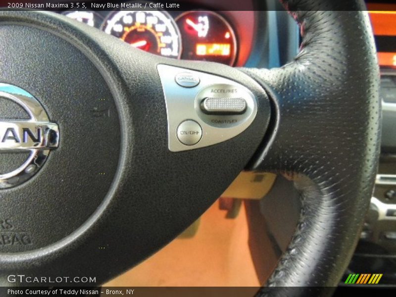 Navy Blue Metallic / Caffe Latte 2009 Nissan Maxima 3.5 S