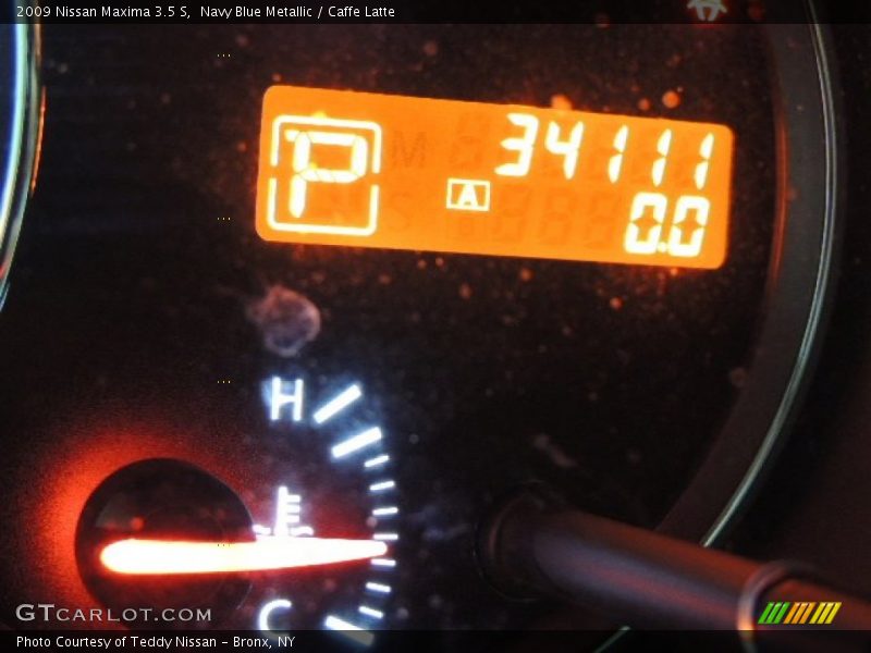 Navy Blue Metallic / Caffe Latte 2009 Nissan Maxima 3.5 S