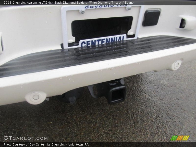 White Diamond Tricoat / Ebony 2013 Chevrolet Avalanche LTZ 4x4 Black Diamond Edition