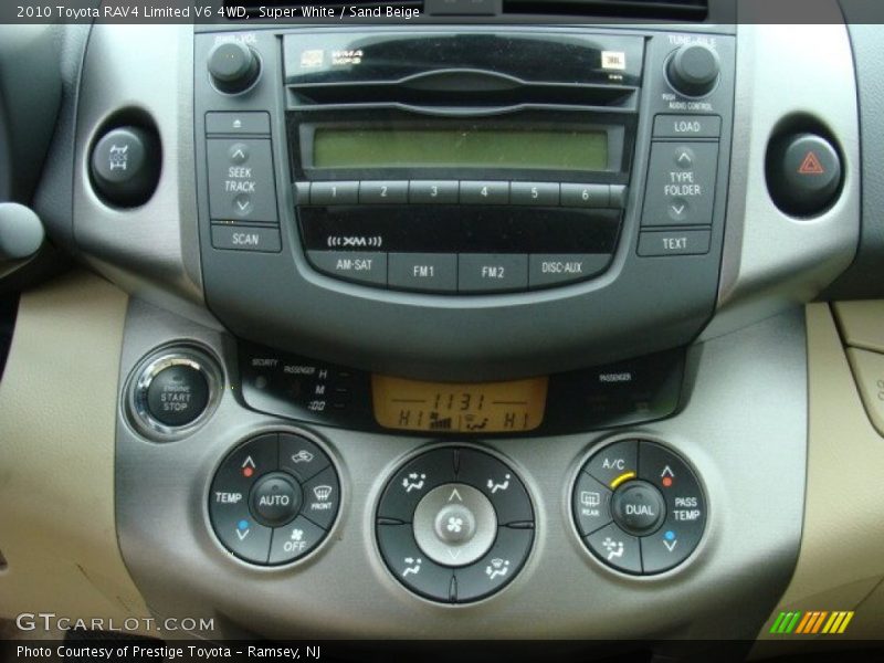 Super White / Sand Beige 2010 Toyota RAV4 Limited V6 4WD