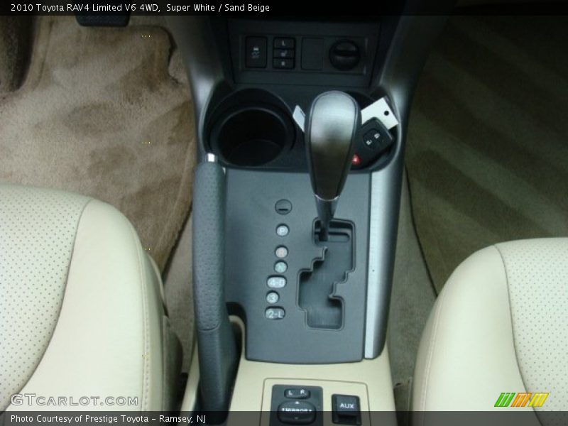 Super White / Sand Beige 2010 Toyota RAV4 Limited V6 4WD