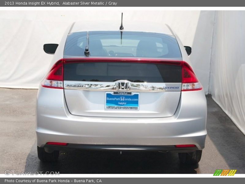 Alabaster Silver Metallic / Gray 2013 Honda Insight EX Hybrid