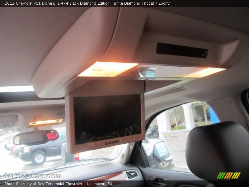 White Diamond Tricoat / Ebony 2013 Chevrolet Avalanche LTZ 4x4 Black Diamond Edition