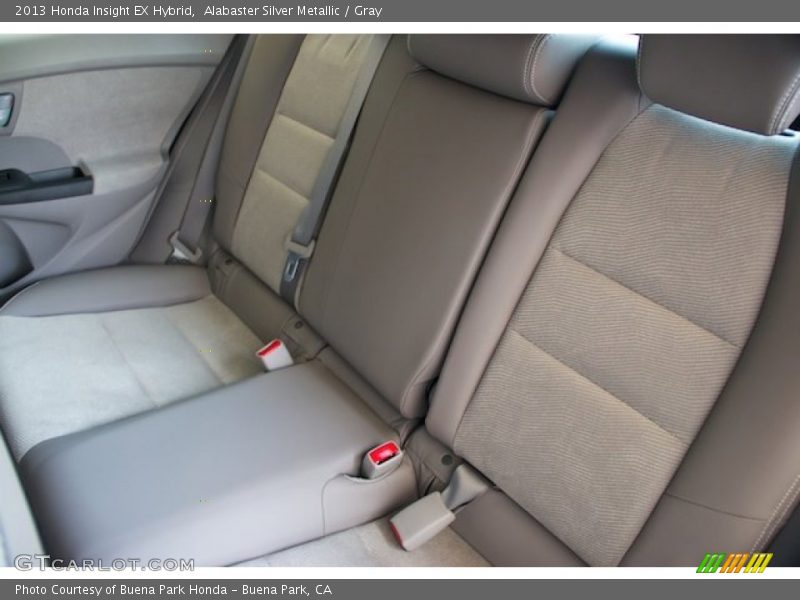 Alabaster Silver Metallic / Gray 2013 Honda Insight EX Hybrid