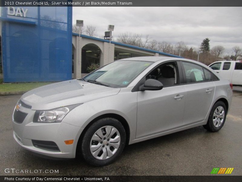 Silver Ice Metallic / Jet Black/Medium Titanium 2013 Chevrolet Cruze LS