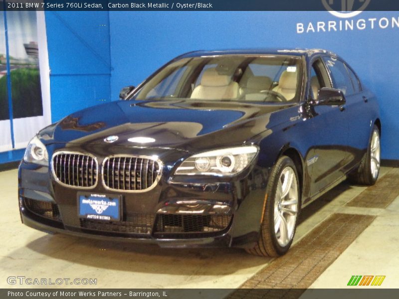 Carbon Black Metallic / Oyster/Black 2011 BMW 7 Series 760Li Sedan