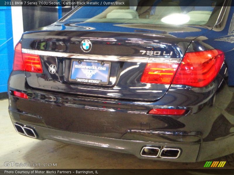 Carbon Black Metallic / Oyster/Black 2011 BMW 7 Series 760Li Sedan