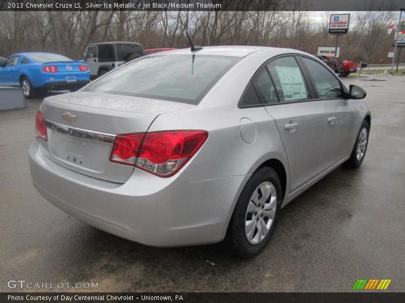 Silver Ice Metallic / Jet Black/Medium Titanium 2013 Chevrolet Cruze LS