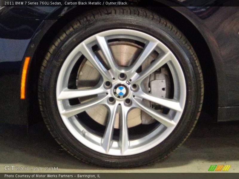 Carbon Black Metallic / Oyster/Black 2011 BMW 7 Series 760Li Sedan