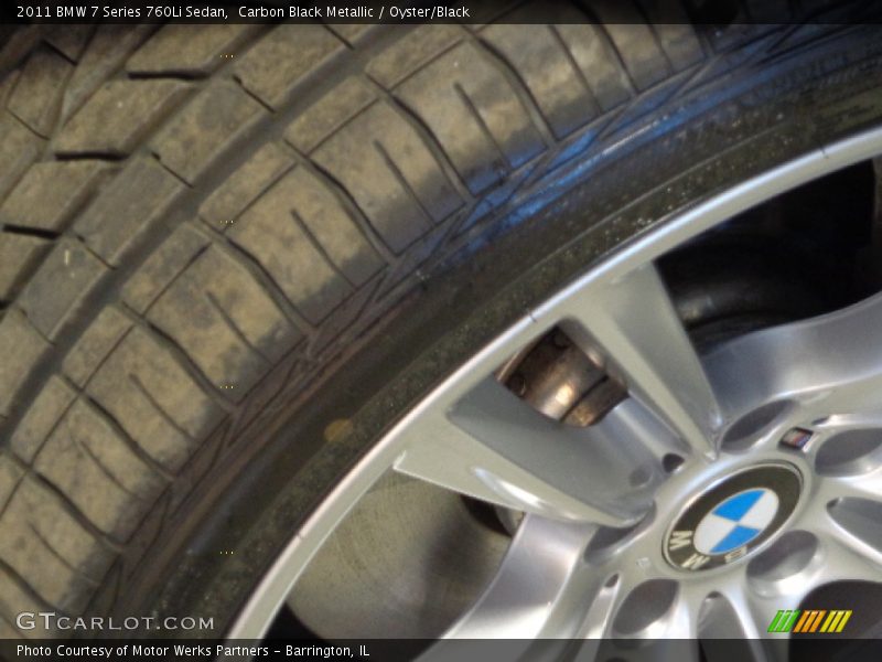 Carbon Black Metallic / Oyster/Black 2011 BMW 7 Series 760Li Sedan