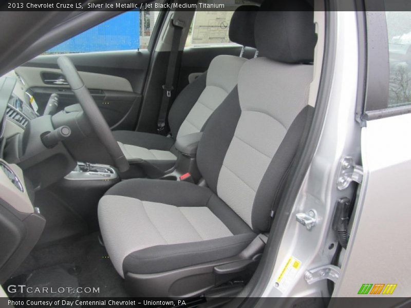 Silver Ice Metallic / Jet Black/Medium Titanium 2013 Chevrolet Cruze LS