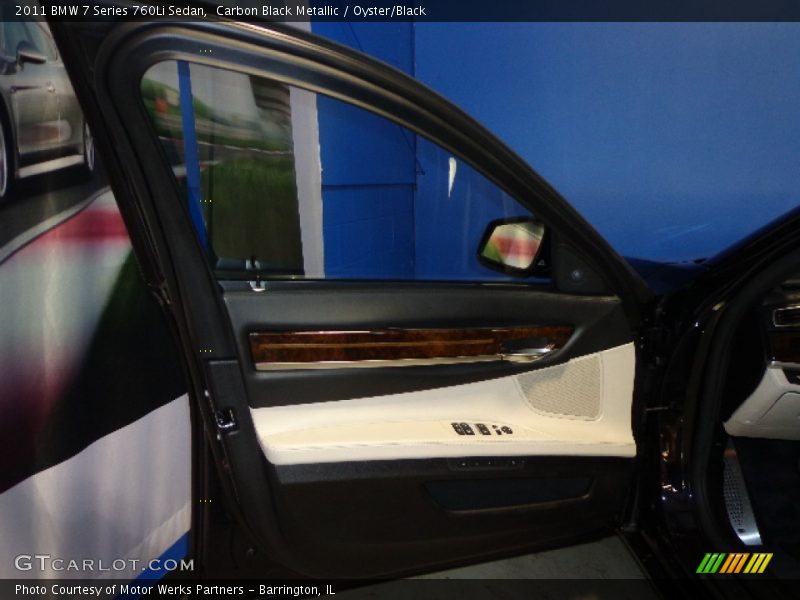 Carbon Black Metallic / Oyster/Black 2011 BMW 7 Series 760Li Sedan