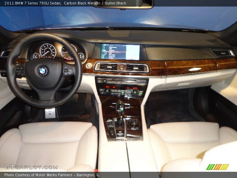 Carbon Black Metallic / Oyster/Black 2011 BMW 7 Series 760Li Sedan