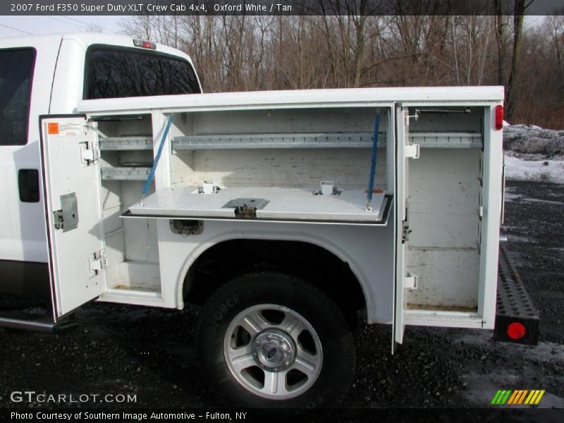 Oxford White / Tan 2007 Ford F350 Super Duty XLT Crew Cab 4x4