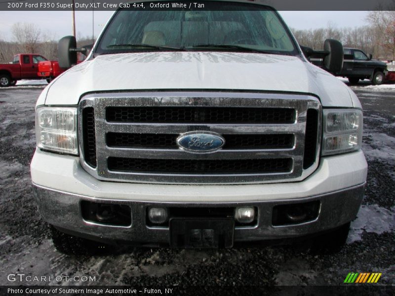Oxford White / Tan 2007 Ford F350 Super Duty XLT Crew Cab 4x4