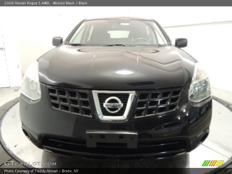 Wicked Black / Black 2009 Nissan Rogue S AWD