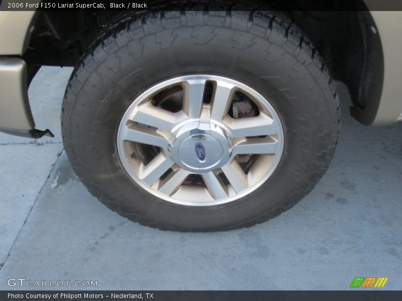 Black / Black 2006 Ford F150 Lariat SuperCab