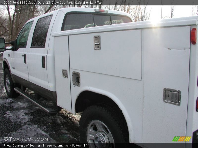 Oxford White / Tan 2007 Ford F350 Super Duty XLT Crew Cab 4x4