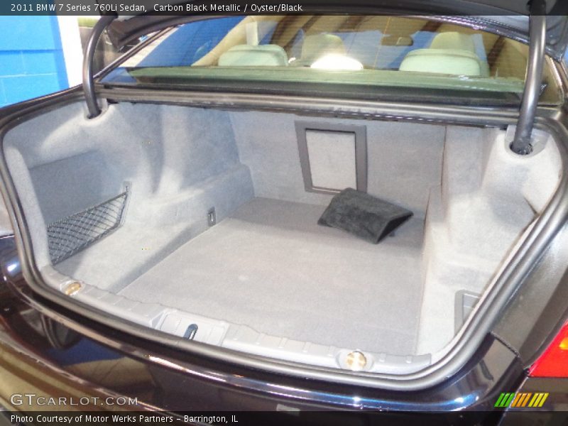  2011 7 Series 760Li Sedan Trunk