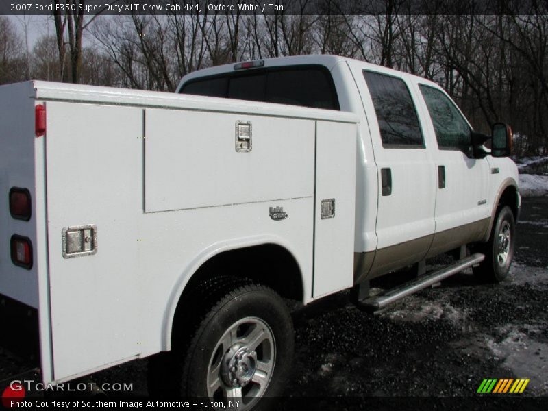 Oxford White / Tan 2007 Ford F350 Super Duty XLT Crew Cab 4x4