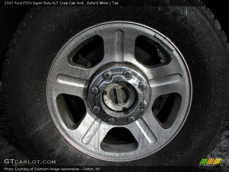 Oxford White / Tan 2007 Ford F350 Super Duty XLT Crew Cab 4x4