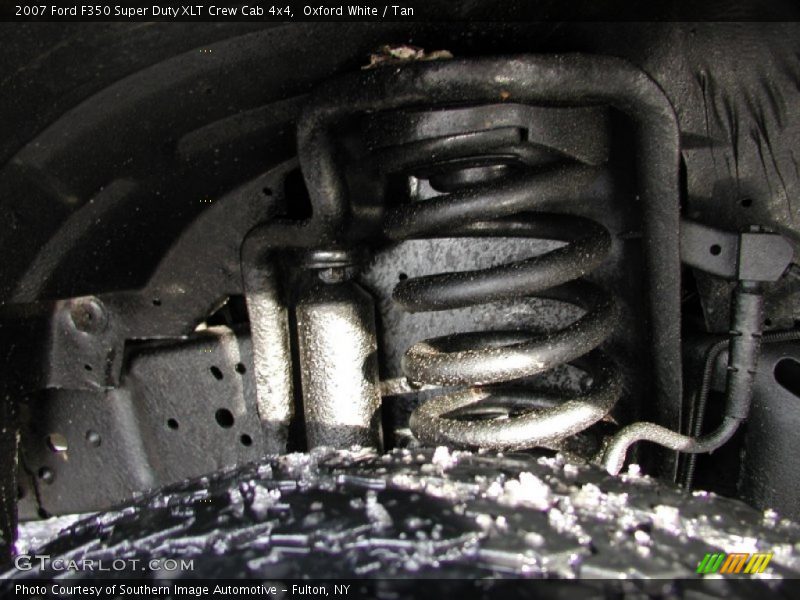 Oxford White / Tan 2007 Ford F350 Super Duty XLT Crew Cab 4x4