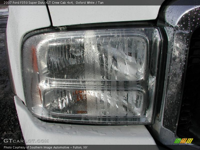 Oxford White / Tan 2007 Ford F350 Super Duty XLT Crew Cab 4x4