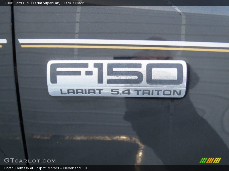 Black / Black 2006 Ford F150 Lariat SuperCab