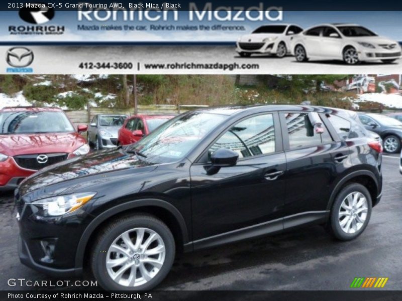 Black Mica / Black 2013 Mazda CX-5 Grand Touring AWD