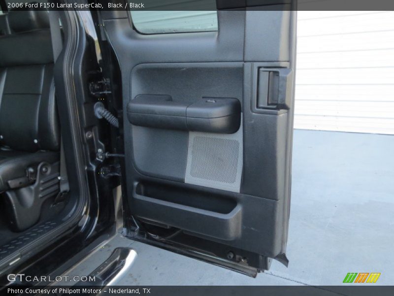 Black / Black 2006 Ford F150 Lariat SuperCab