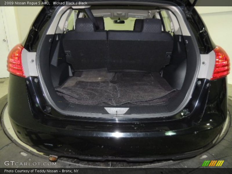Wicked Black / Black 2009 Nissan Rogue S AWD