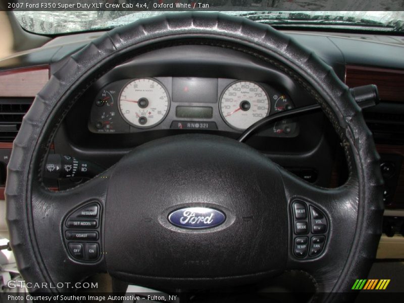 Oxford White / Tan 2007 Ford F350 Super Duty XLT Crew Cab 4x4