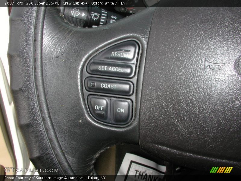Oxford White / Tan 2007 Ford F350 Super Duty XLT Crew Cab 4x4
