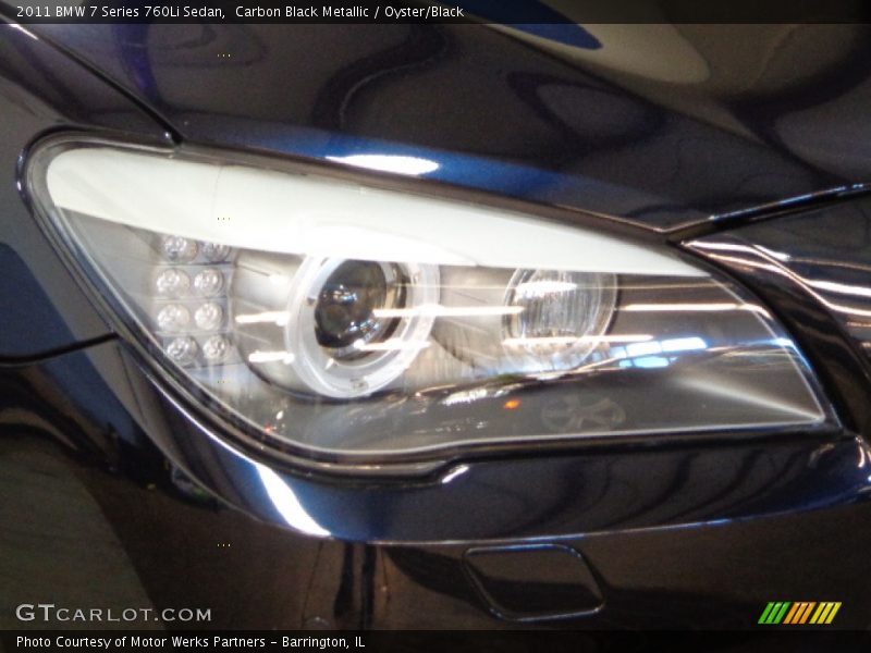 Carbon Black Metallic / Oyster/Black 2011 BMW 7 Series 760Li Sedan