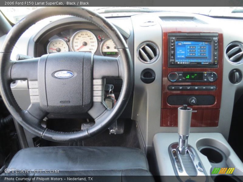 Black / Black 2006 Ford F150 Lariat SuperCab