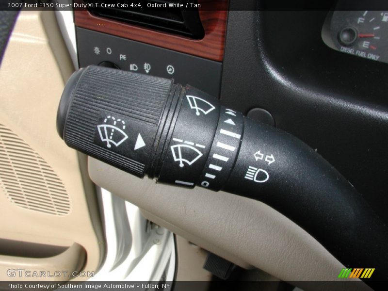 Oxford White / Tan 2007 Ford F350 Super Duty XLT Crew Cab 4x4