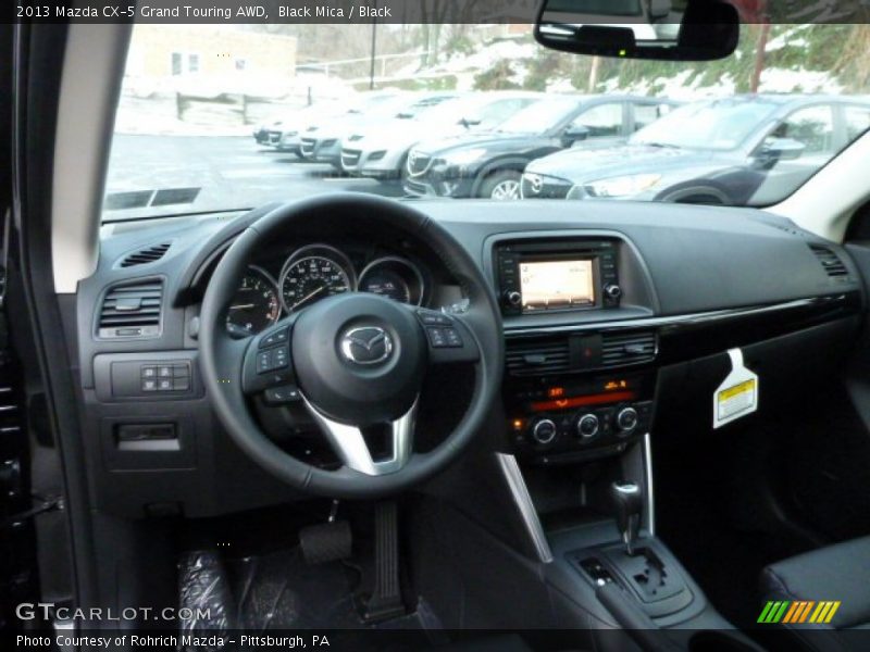Black Mica / Black 2013 Mazda CX-5 Grand Touring AWD