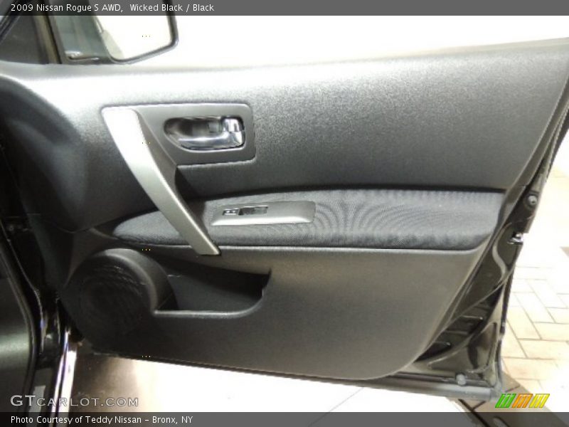Wicked Black / Black 2009 Nissan Rogue S AWD