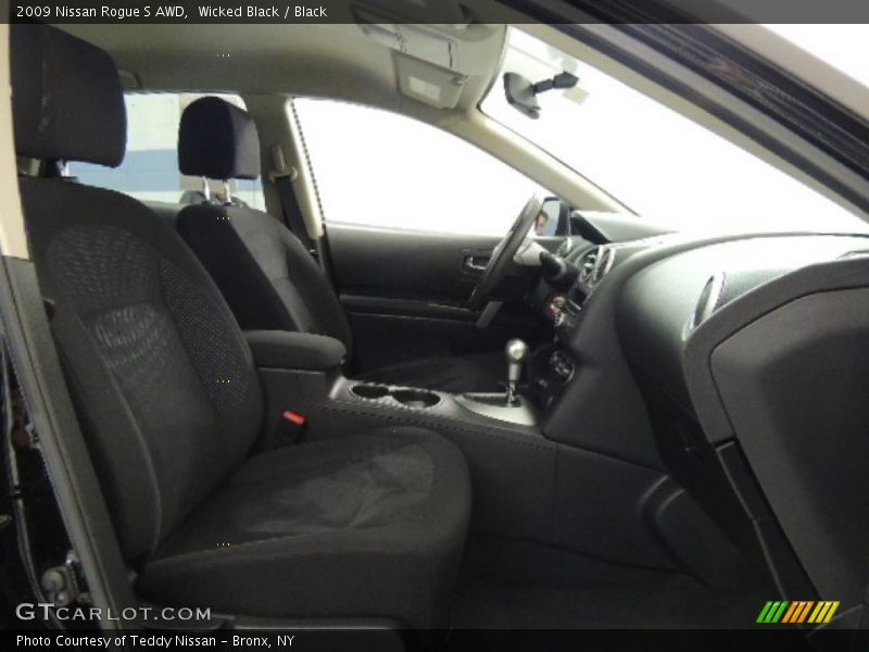 Wicked Black / Black 2009 Nissan Rogue S AWD