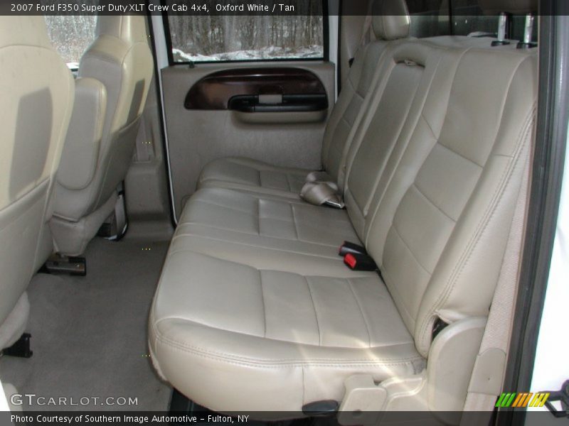 Oxford White / Tan 2007 Ford F350 Super Duty XLT Crew Cab 4x4